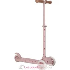 Trottinette enfant 3 roues Fairy Floral rose - Little Dutch