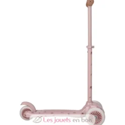 Trottinette enfant 3 roues Fairy Floral rose - Little Dutch