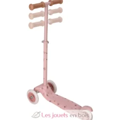 Trottinette enfant 3 roues Fairy Floral rose - Little Dutch