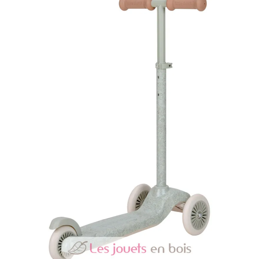 Trottinette enfant 3 roues Safari Dreams verte - Little Dutch