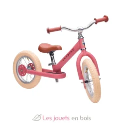 Trybike Draisienne acier vintage rose mat - Trybike