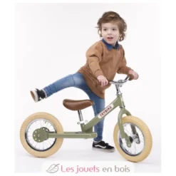 Trybike Draisienne acier vintage vert - Trybike