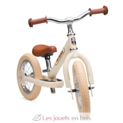 Trybike Draisienne acier vintage crème mat - Trybike