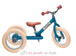 Trybike Draisienne évolutive 2 en 1 bleu mat - Trybike