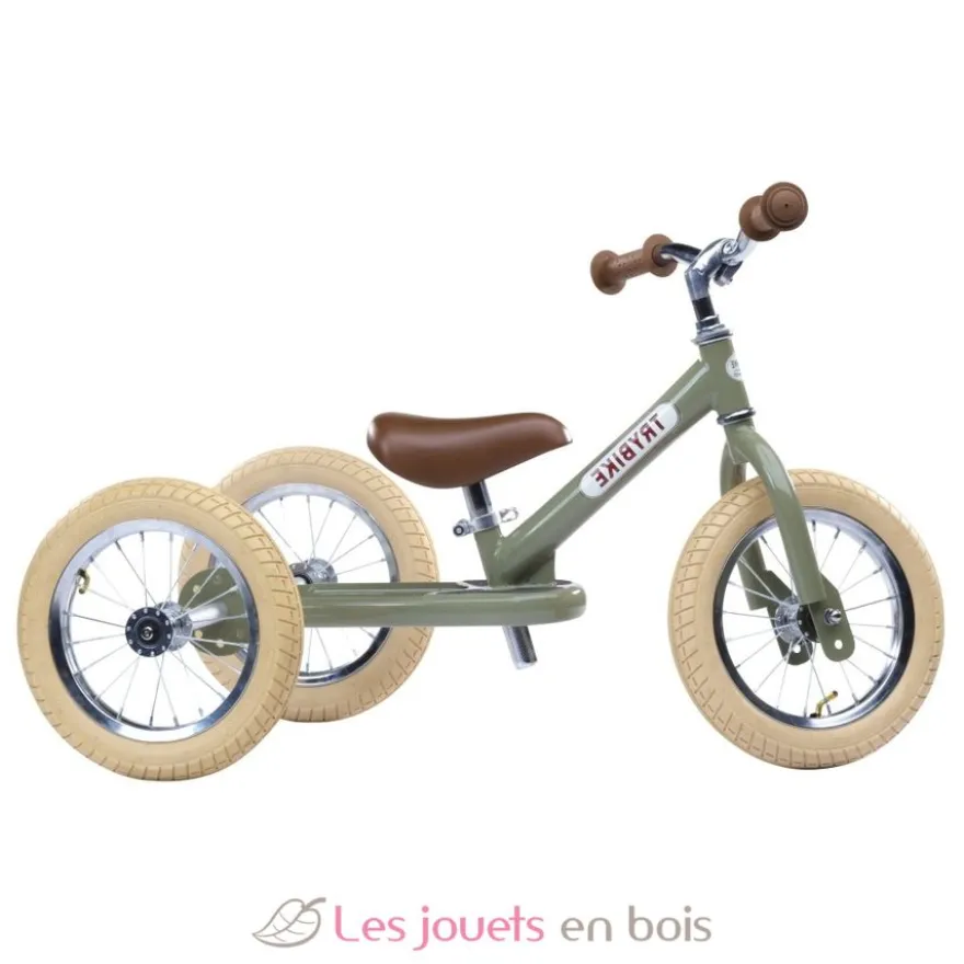 Trybike Draisienne évolutive 2 en 1 vert - Trybike
