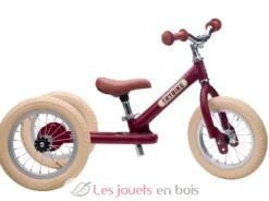 Trybike Draisienne évolutive 2 en 1 rouge mat - Trybike