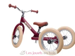 Trybike Draisienne évolutive 2 en 1 rouge mat - Trybike