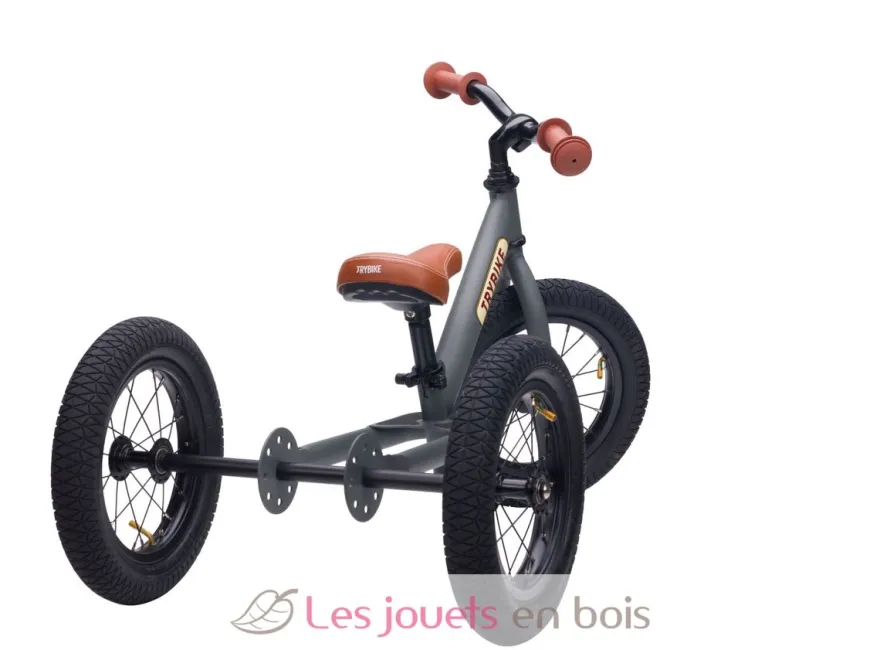 Trybike Draisienne évolutive 2 en 1 gris mat - Trybike