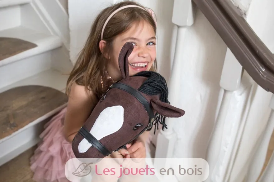 Tête de cheval à chevaucher marron - ByAstrup