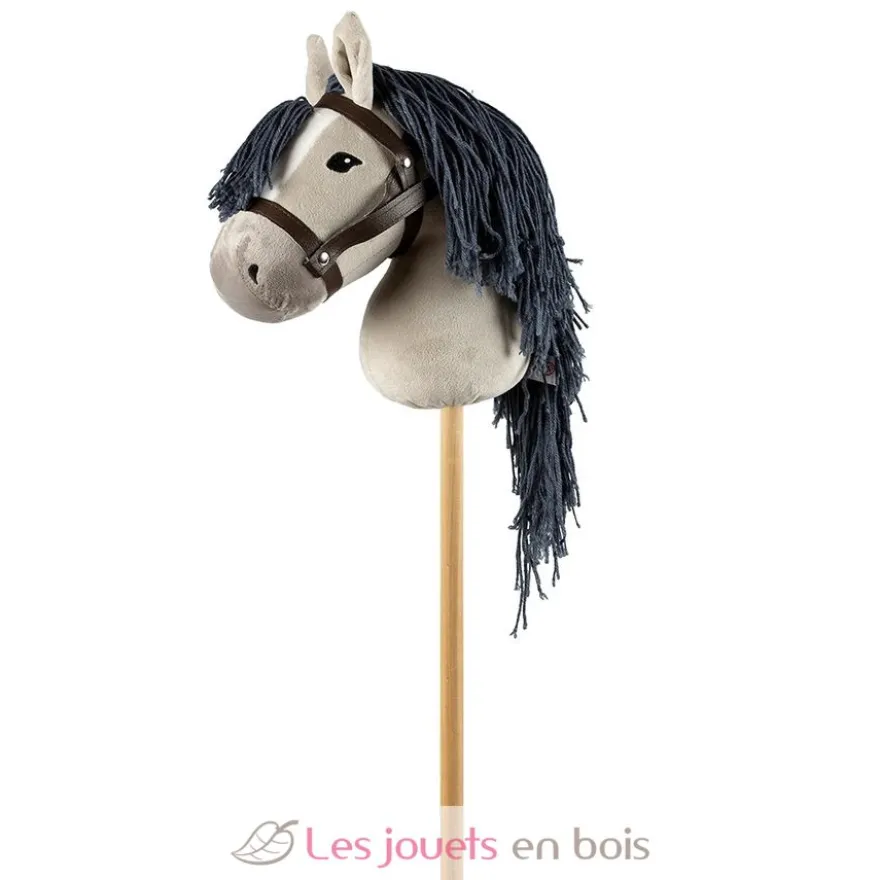 Tête de cheval gris à chevaucher - ByAstrup