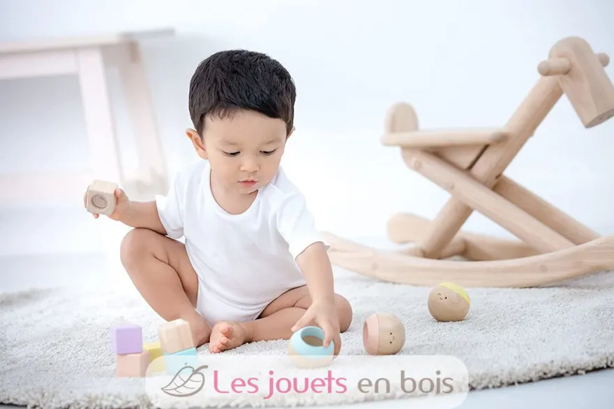 Têtes sensorielles pastel - Plan Toys