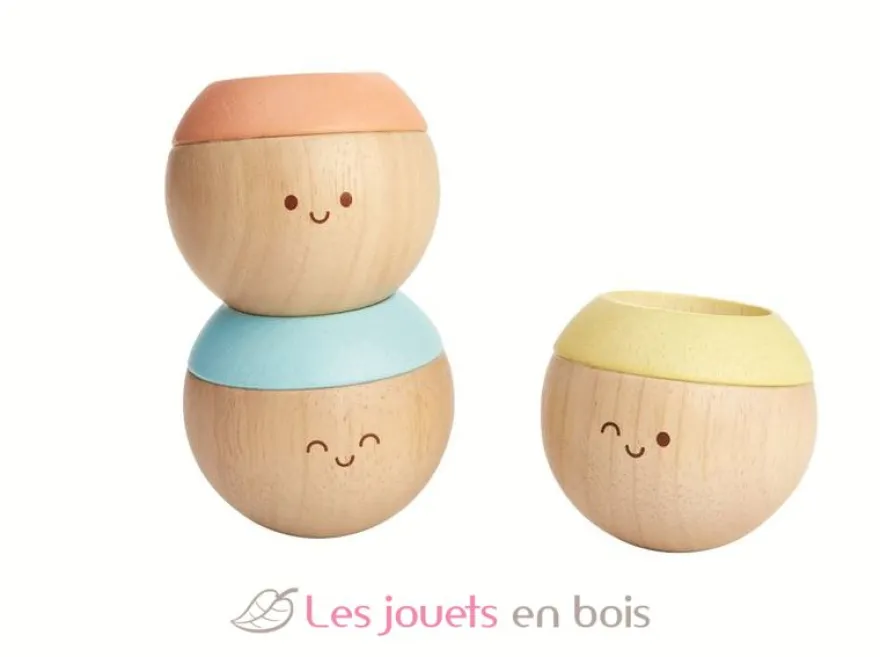 Têtes sensorielles pastel - Plan Toys