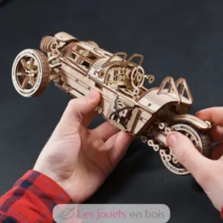 UGR-S véhicule à 3 roues - Puzzle 3D mécanique en bois - Ugears