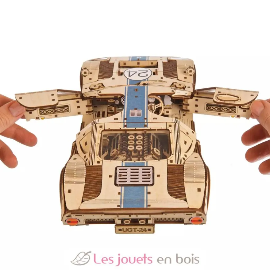 UGT-24 Voiture d'Endurance - Puzzle 3D mécanique en bois - Ugears