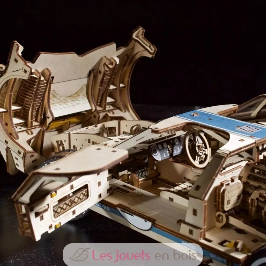 UGT-24 Voiture d'Endurance - Puzzle 3D mécanique en bois - Ugears