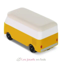 Van VW T1 Sunbeam jaune en bois - Candycar World - Candylab