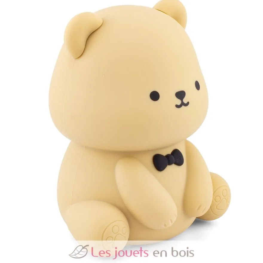 Veilleuse Câlinours en silicone marron - Ulysse