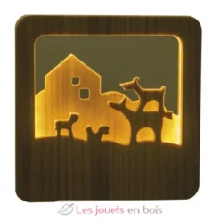 Veilleuse en bois Musiciens de Brême - Egmont Toys