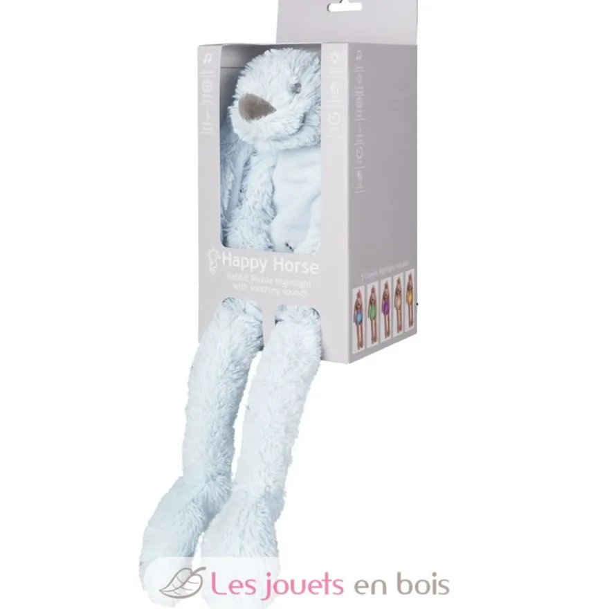 Veilleuse Lapin Richie bleu - Happy Horse