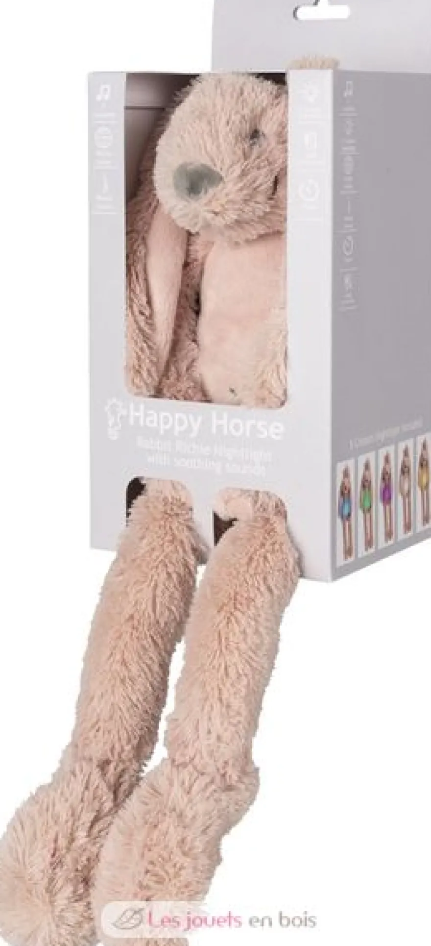 Veilleuse Lapin Richie rose - Happy Horse