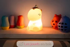 Veilleuse Licorne rose pailletée avec télécommande - Little L