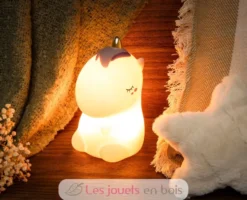 Veilleuse Licorne rose pailletée avec télécommande - Little L