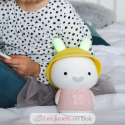 Veilleuse musicale Alilo Baby Bunny Rose