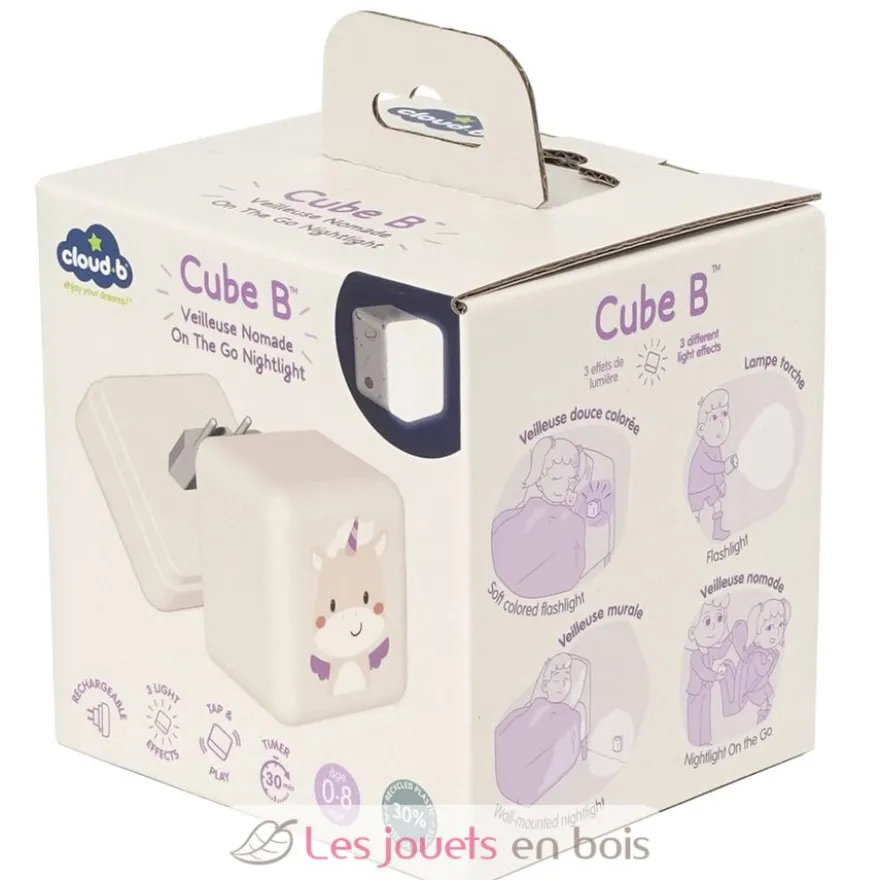 Veilleuse nomade Lily la licorne - Cloud b