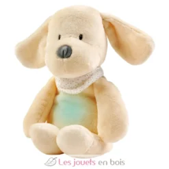 Veilleuse peluche chien vanille Sleepy - Nattou