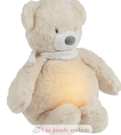 Veilleuse peluche ours beige Sleepy - Nattou