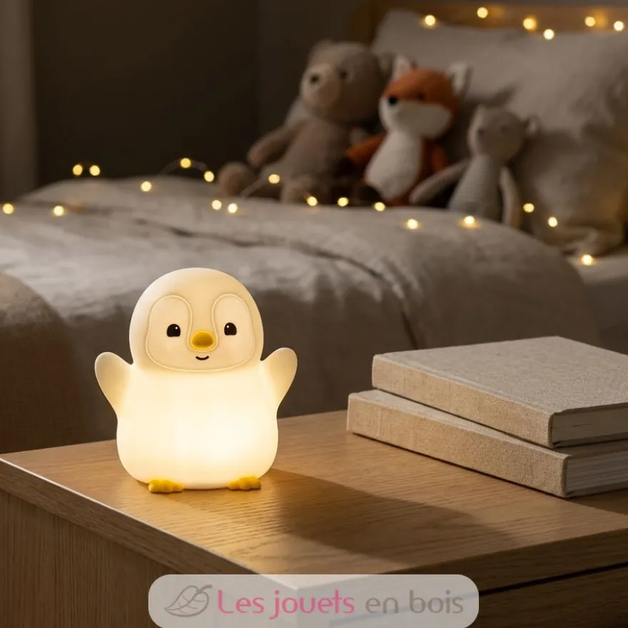 Veilleuse Pingoudou en silicone gris - Ulysse