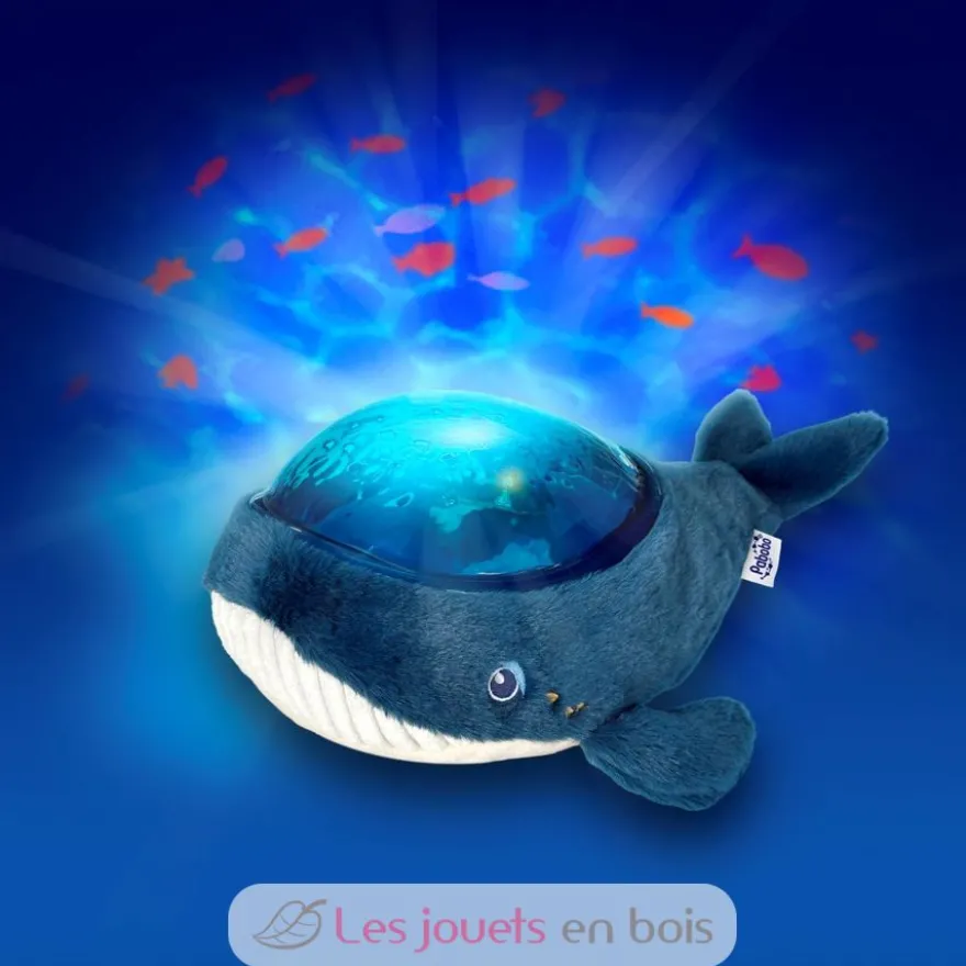 Veilleuse projecteur Baleine Aqua Dream - Pabobo