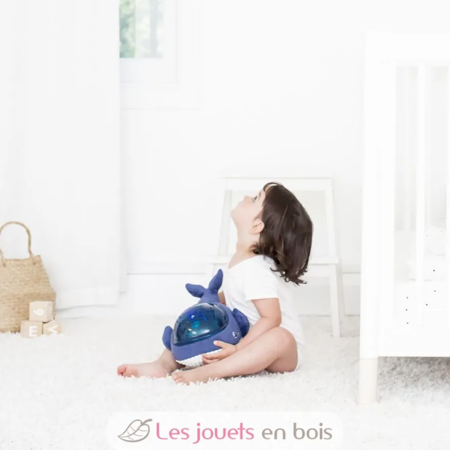 Veilleuse projecteur Baleine Aqua Dream - Pabobo