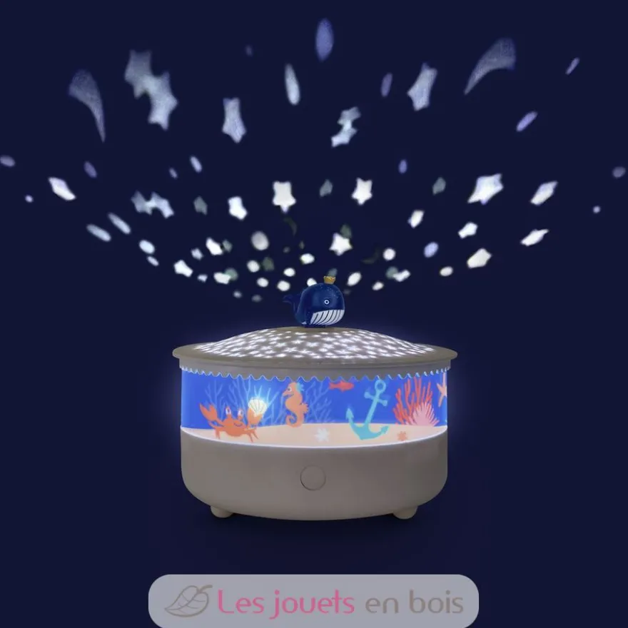 Veilleuse projecteur d'étoiles Océan - Trousselier