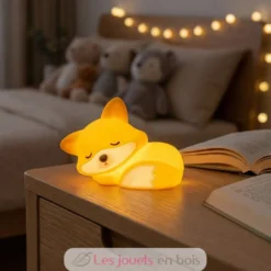 Veilleuse Renardou en silicone orange - Ulysse