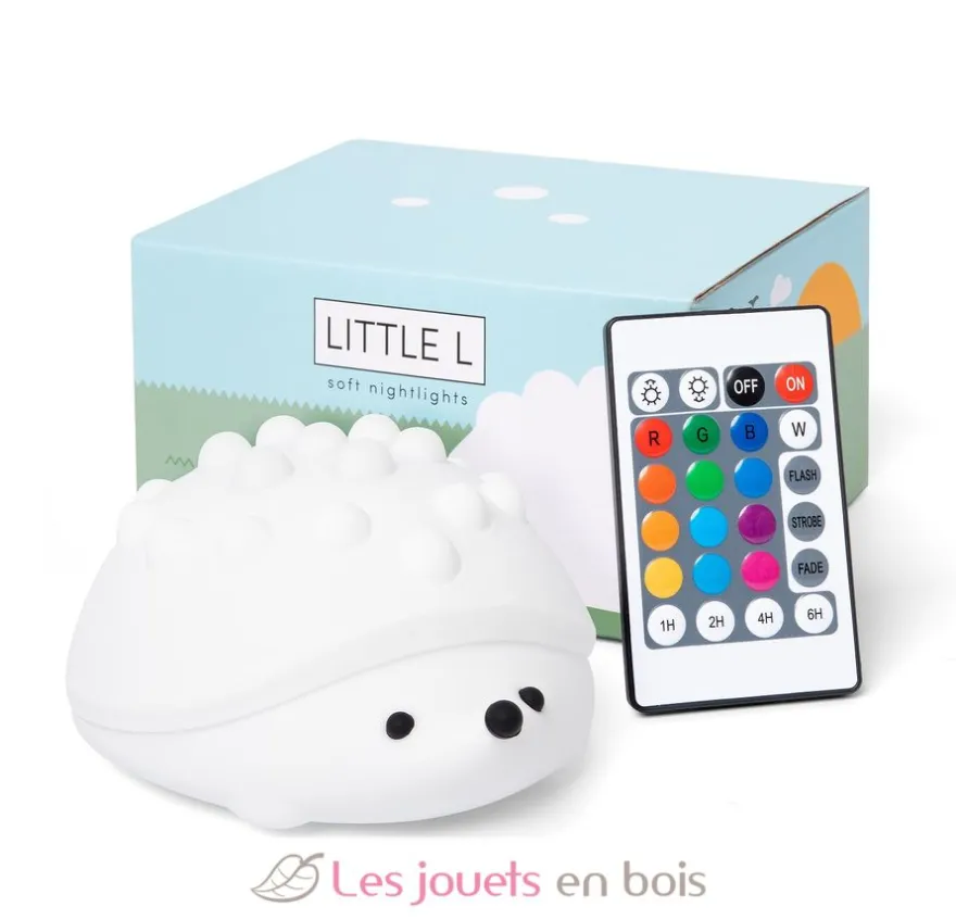 Veilleuse Roméo Hérisson avec télécommande - Little L