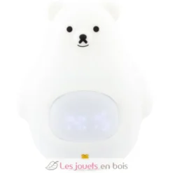 Veilleuse réveil ours en silicone - Ulysse