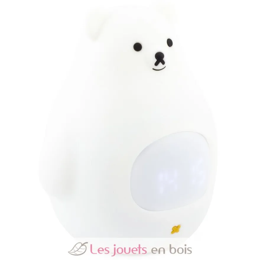 Veilleuse réveil ours en silicone - Ulysse