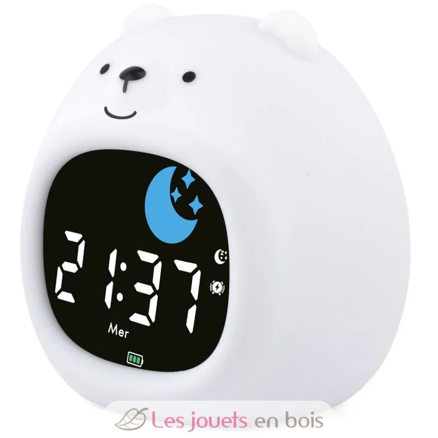 Veilleuse réveil Réveillou le nounours - Silicone - Ulysse