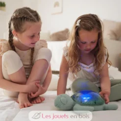 Veilleuse Tranquil Turtle Green rechargeable - Cloud b
