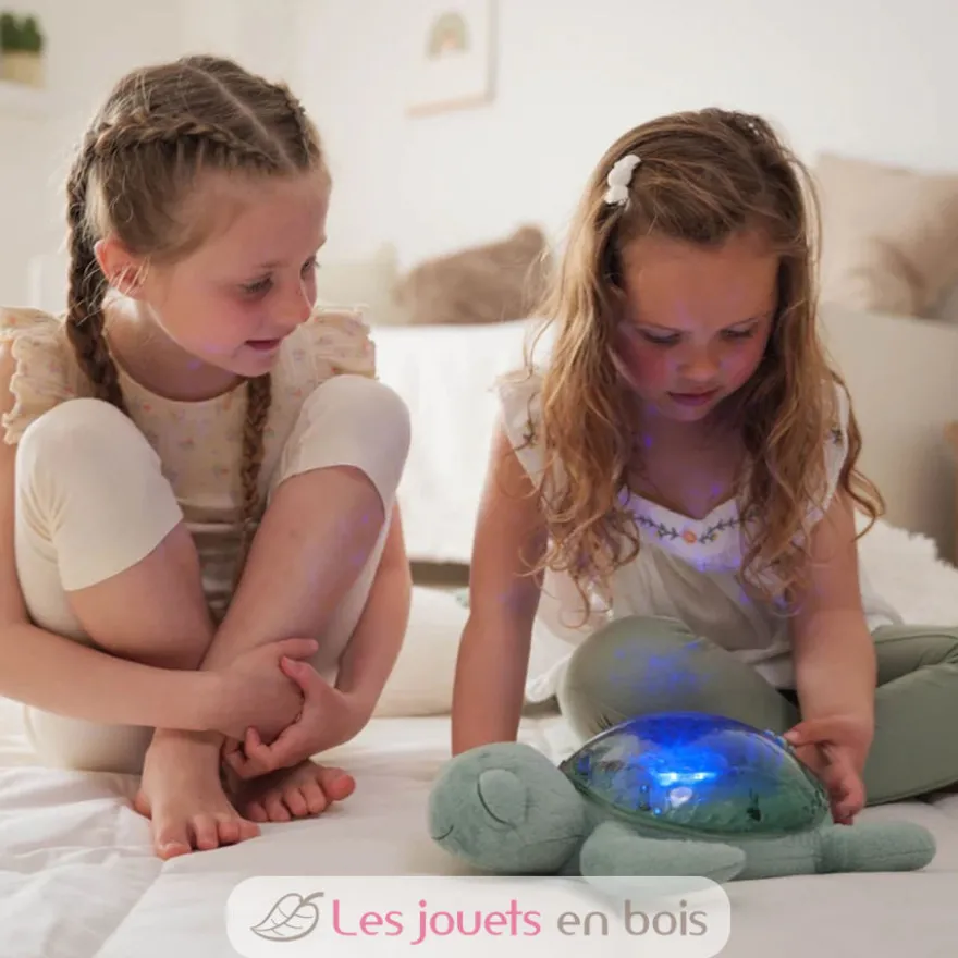 Veilleuse Tranquil Turtle Green rechargeable - Cloud b