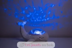 Veilleuse Tranquil Whale Blanche rechargeable - Cloud b