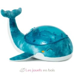 Veilleuse Tranquil Whale Family Bleue - Cloud b