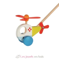 Véhicule à pousser hélicoptère - Goki