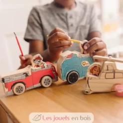 Véhicules Pat' Patrol à décorer - Melissa & Doug