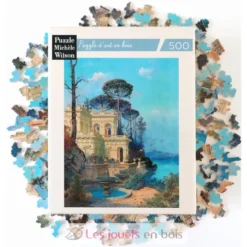 Villa au bord du lac de Knab - Puzzle Michèle Wilson