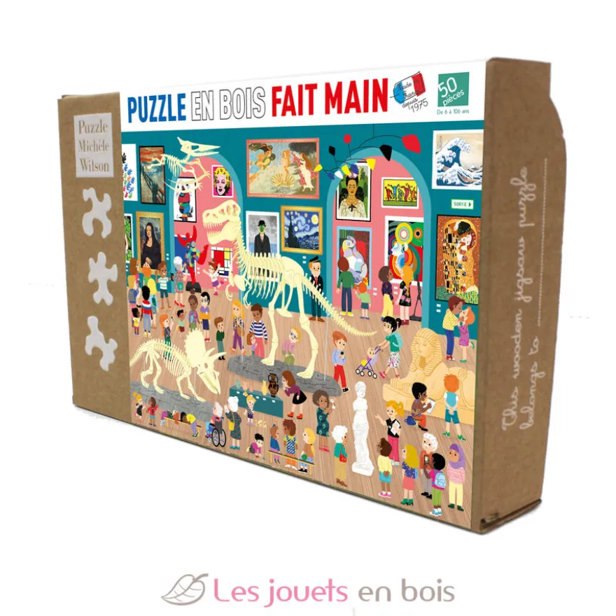 Visite au musée - Puzzle Michèle Wilson