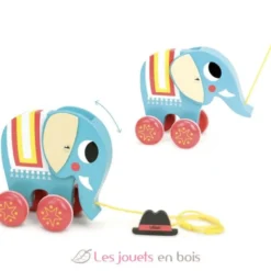Vito l'éléphant à trainer - Vilac