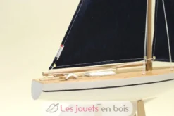 Voilier Le Beajour voile bleue 30cm - Maison Tirot