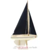 Voilier Le Beajour voile bleue 40cm - Maison Tirot